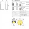 Wall lamp Redo Stand, metal, dark grey, LED, 20W, 1548 lumens, warm white 3000K, H.30 cm, IP65