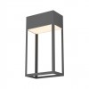 Wall lamp Redo Stand, metal, dark grey, LED, 20W, 1548 lumens, warm white 3000K, H.30 cm, IP65