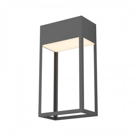 Wall lamp Redo Stand, metal, dark grey, LED, 20W, 1548 lumens, warm white 3000K, H.30 cm, IP65