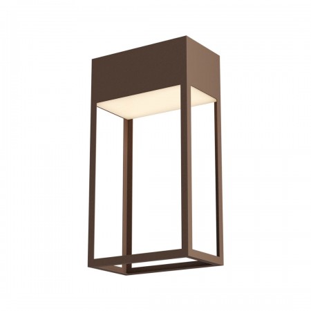 Wall lamp Redo Stand, metal, corten, LED, 20W, 1548 lumens, warm white 3000K, H.30 cm, IP65