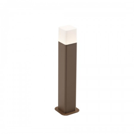 Bollard Redo Volt, metal, corten, LED, 13W, 895 lumens, warm white 3000K, H.50 cm, IP54