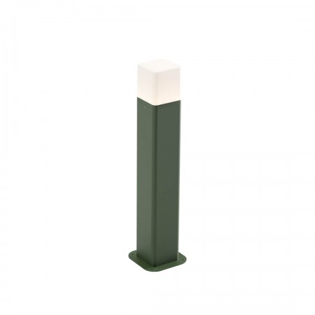 Bollard Redo Volt, metal, dark green, LED, 13W, 895 lumens, warm white 3000K, H.50 cm, IP54