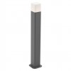 Bollard Redo Volt, metal, dark grey, LED, 13W, 895 lumens, warm white 3000K, H.70 cm, IP54