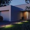 Spike lamp Redo Barrier, metal, dark grey, LED, 15W, 625 lumens, warm white 3000K, H.30 cm, IP65