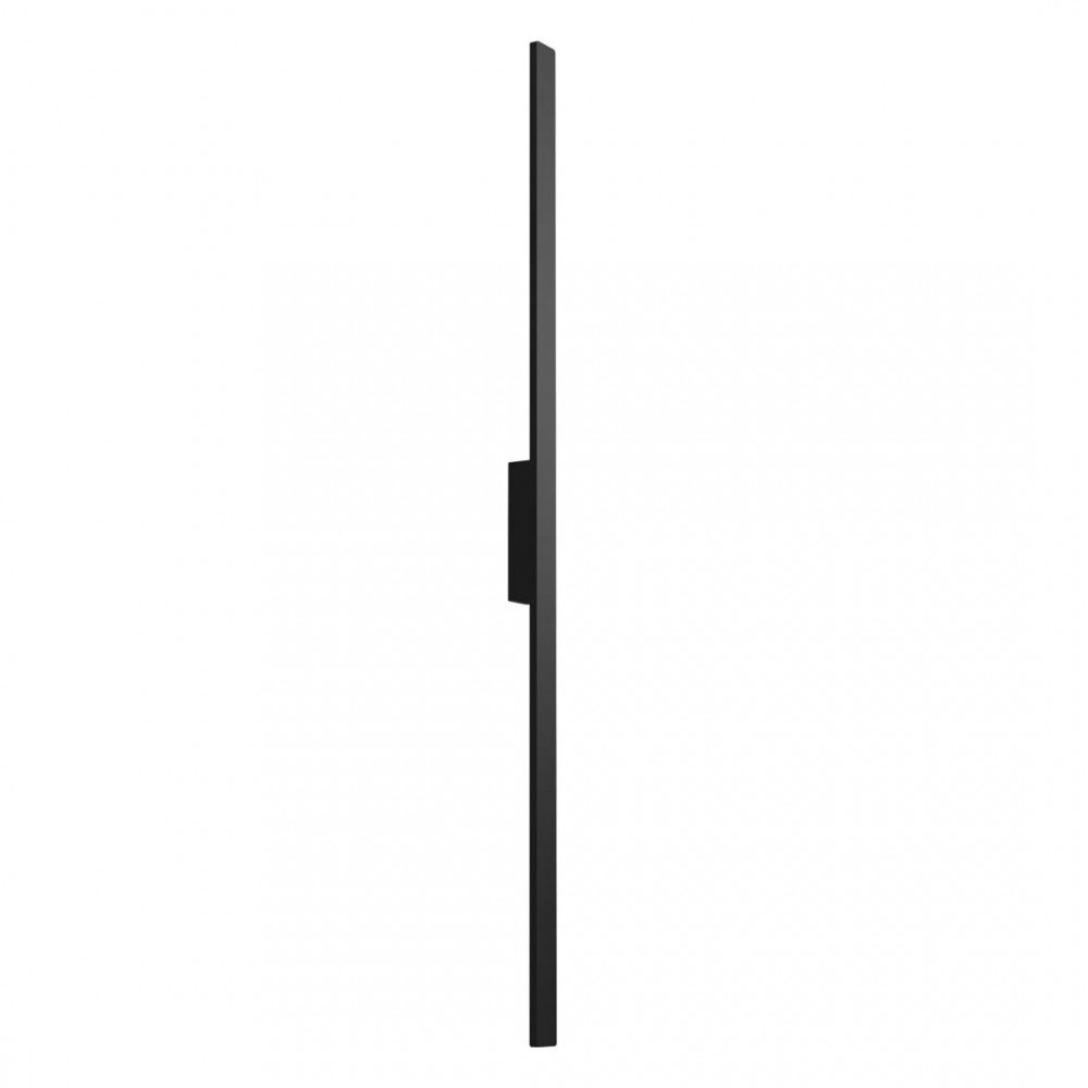 Wall lamp Redo Reflexa, metal, sand black, LED, 24W, 1643 lumens, warm white 3000K, H.144 cm, IP54