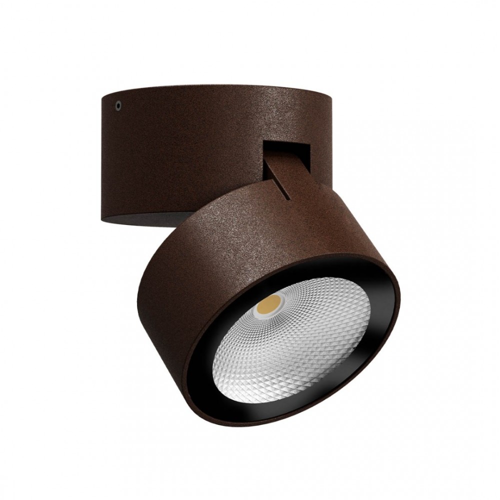 Ceiling lamp Redo Shaft, metal, corten, LED, 13W, 990 lumens, warm white 3000K, D.9 cm, IP65