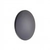 Wall lamp Redo Tanit, metal, dark grey, LED, 12W, 763 lumens, warm white 3000K, D.18 cm, IP54
