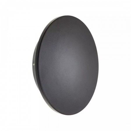 Wall lamp Redo Tanit, metal, dark grey, LED, 18W, 1390 lumens, warm white 3000K, D.24 cm, IP54