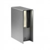 Bollard Redo Izar, metal, dark grey, LED, 11W, 322 lumens, warm white 3000K, H.17 cm, IP65