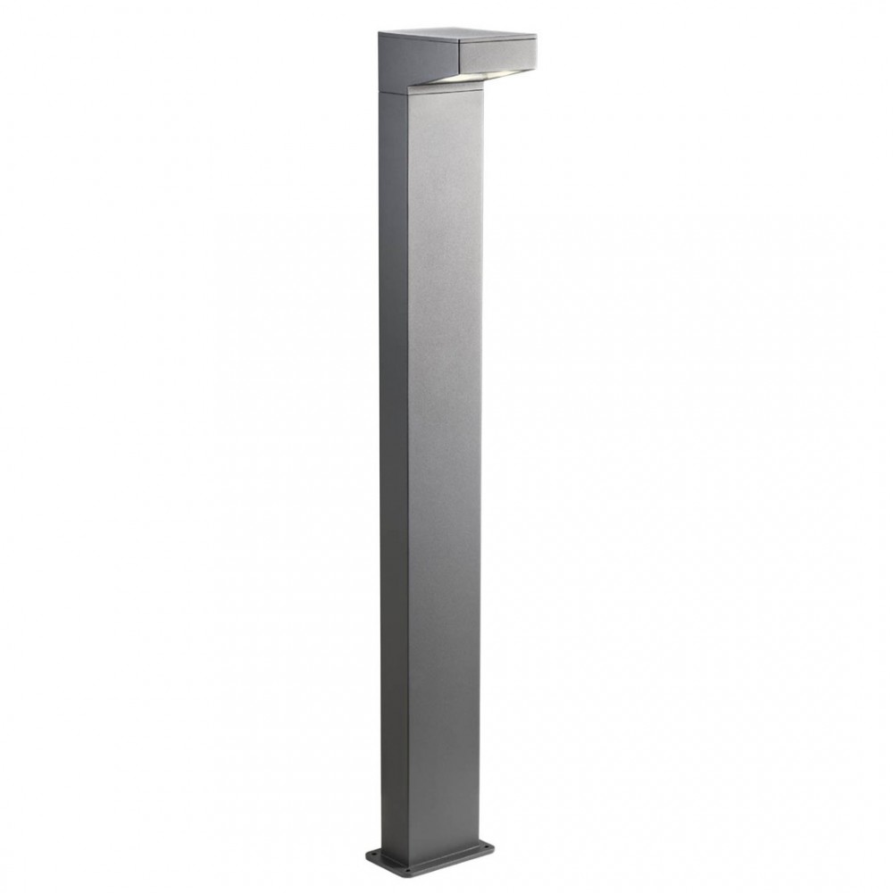Bollard Redo Cape, metal, dark grey, LED, 13W, 767 lumens, warm white 3000K, H.90 cm, IP65