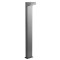 Bollard Redo Cape, metal, dark grey, LED, 13W, 767 lumens, warm white 3000K, H.90 cm, IP65