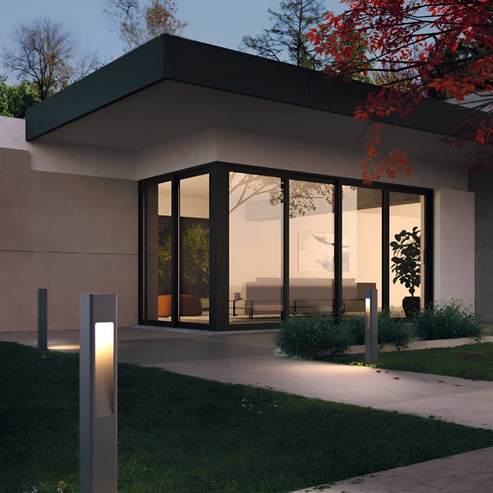 Bollard Redo Solo, metal, dark grey, 1XGU10, H.70 cm, IP65