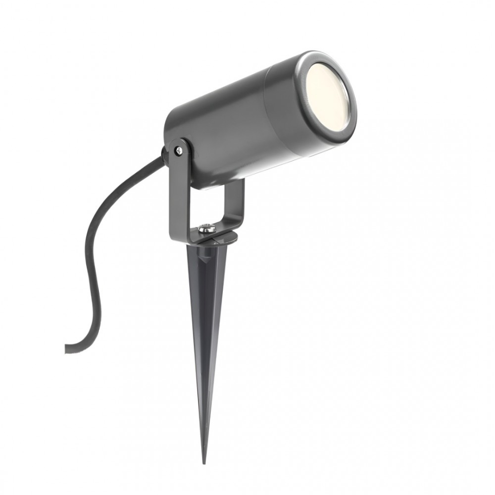 Miniprojector Redo Tip, polycarbonate, dark grey, 1XGU10, H.22 cm, IP54
