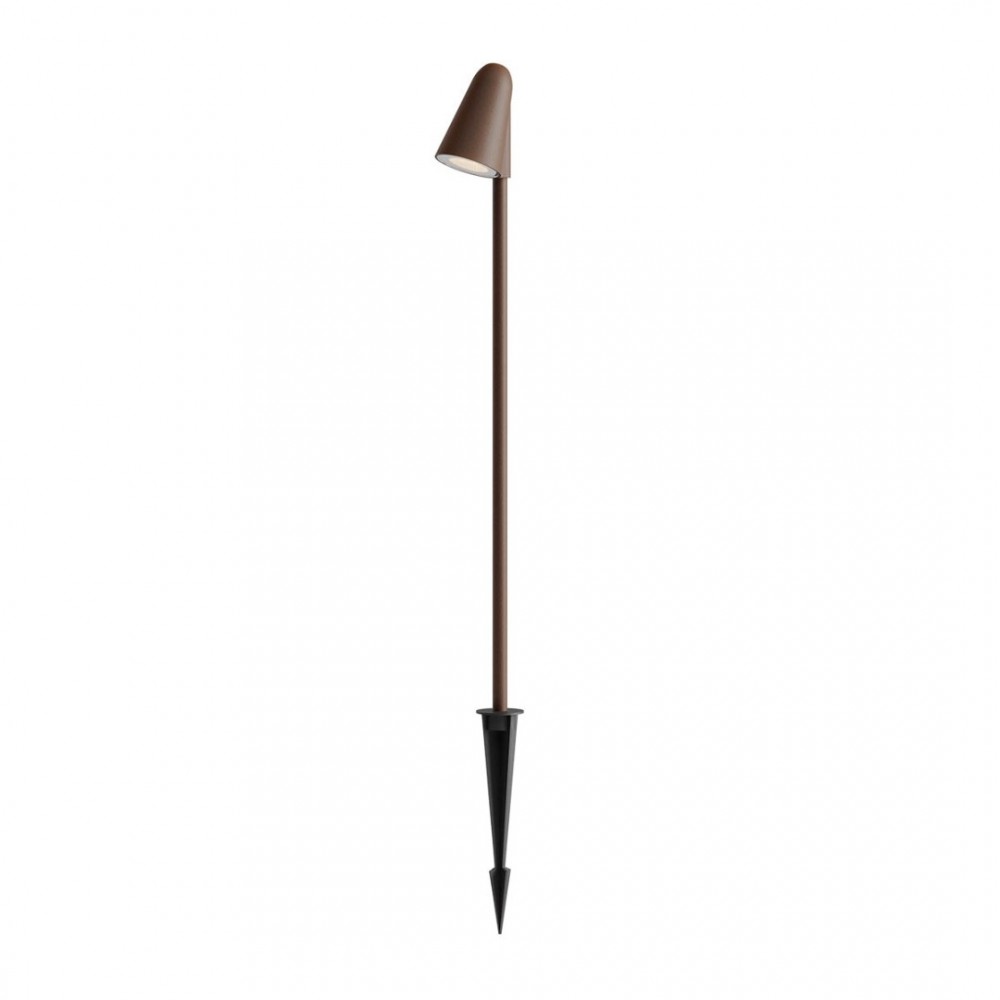 Picket Redo Nivalis, metal, corten, LED, 6,8W, 650 lumens, warm white 3000K, H.61 cm, IP65