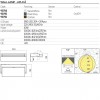 Wall lamp Redo Flip, metal, sand white, LED CCT, 40W, 2927 lumens, 3000K/4000K/5000K, L.32 cm, IP65