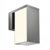 Wall lamp Redo Kub, metal, dark grey, LED, 24W, 1478 lumens, warm white 3000K, H.21 cm, IP54