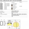 Wall lamp Redo Quadris, metal, corten, LED CCT, 12W, 913 lumens, warm white 2700K/3000K, H.24 cm, IP54