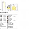 Wall lamp Redo Reflexa, metal, dark grey, LED, 6W, 437 lumens, warm white 3000K, H.62 cm, IP54