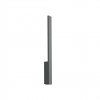 Wall lamp Redo Reflexa, metal, dark grey, LED, 6W, 437 lumens, warm white 3000K, H.62 cm, IP54