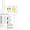 Wall lamp Redo Reflexa, metal, sand black, LED, 10W, 645 lumens, warm white 3000K, H.82 cm, IP54