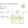 Wall lamp Redo Igor, metal, dark grey, LED, 6W, 415 lumens, warm white 3000K, L.23 cm, IP54