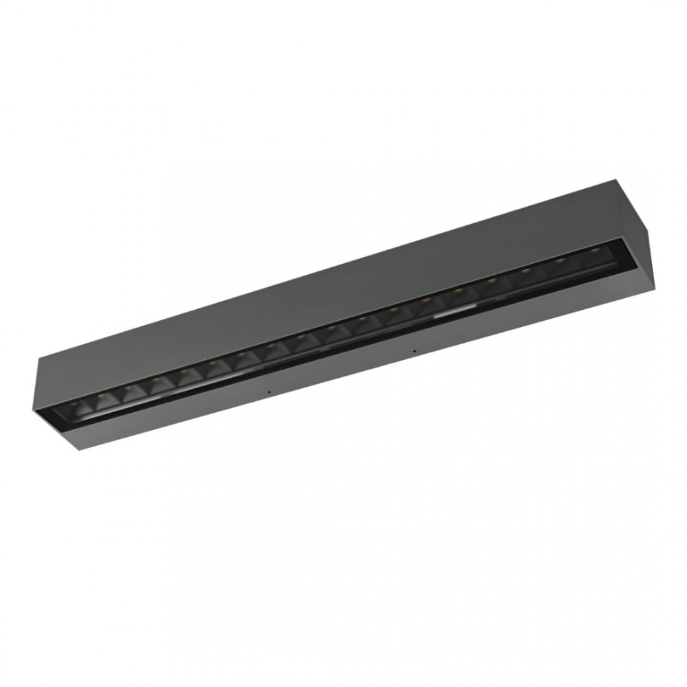 Wall lamp Redo Aroos, metal, dark grey, LED, 21W, 1345 lumens, warm white 3000K, L.55 cm, IP65