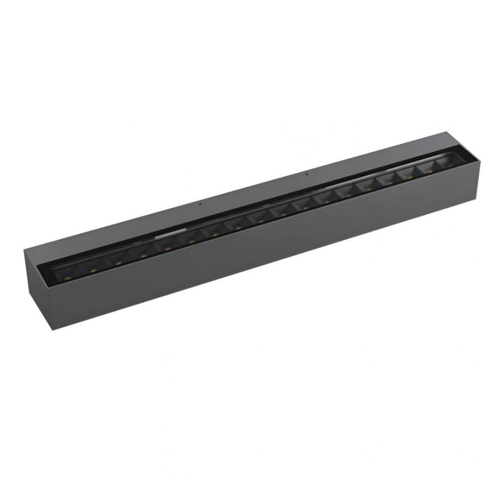 Wall lamp Redo Aroos, metal, dark grey, LED, 41W, 2622 lumens, warm white 3000K, L.55 cm, IP65