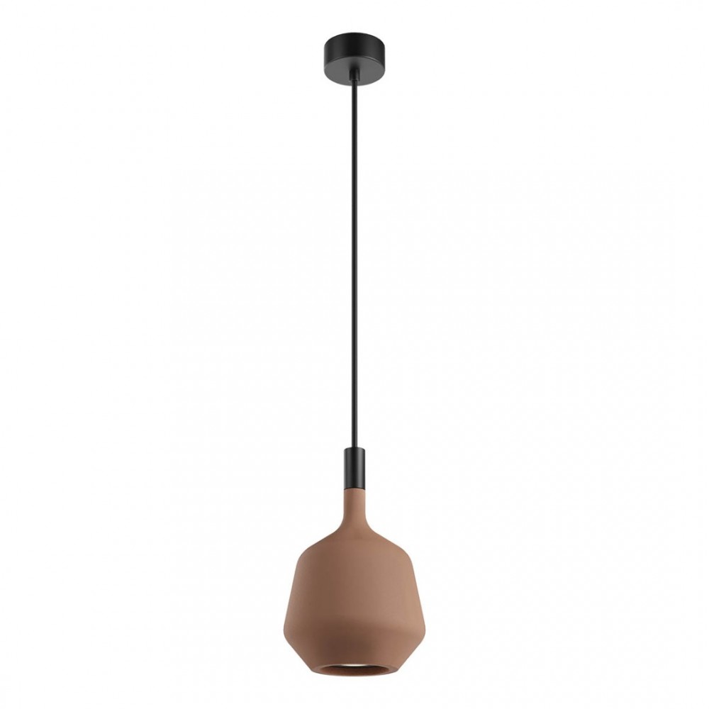 Suspension Redo Potter, metal, concrete, terracotta, 1XGU10, D.16 cm, IP65
