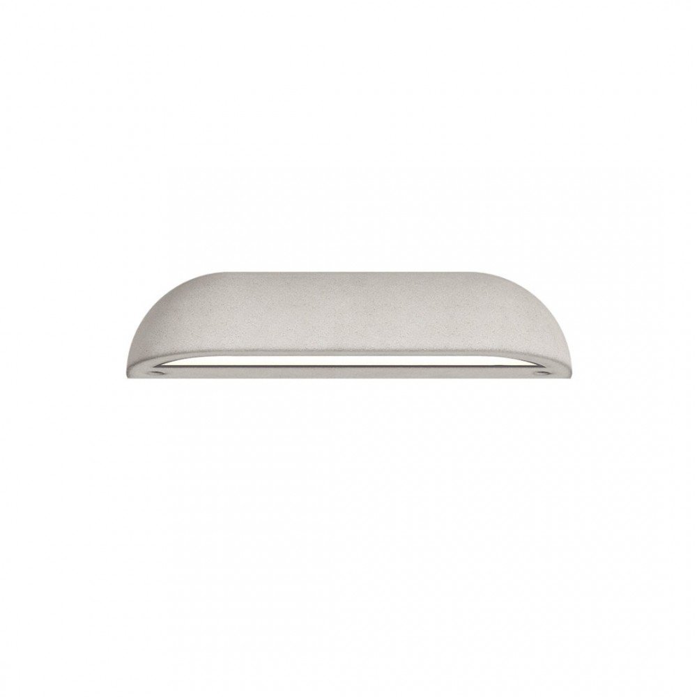Wall lamp Redo Uron, concrete, ivory, LED, 8,7W, 686 lumens, warm white 3000K, L.28 cm, IP65