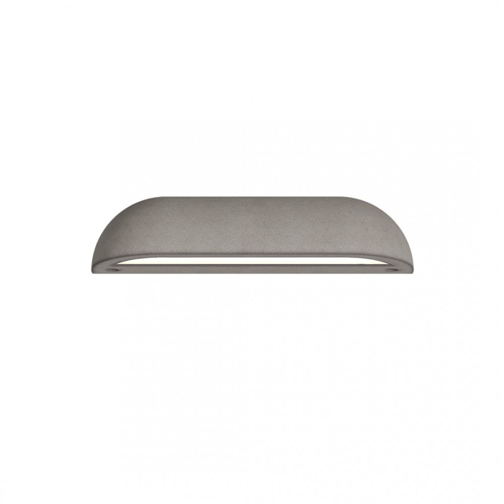 Wall lamp Redo Uron, concrete, dark grey, LED, 8,7W, 686 lumens, warm white 3000K, L.28 cm, IP65
