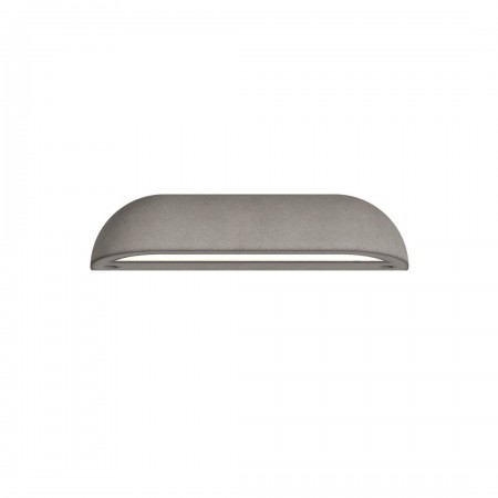 Wall lamp Redo Uron, concrete, dark grey, LED, 8,7W, 686 lumens, warm white 3000K, L.28 cm, IP65