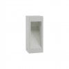 Bollard Redo Toss, concrete, ivory, LED, 10W, 741 lumens, warm white 3000K, H.30 cm, IP65