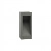Bollard Redo Toss, concrete, dark grey, LED, 10W, 519 lumens, warm white 3000K, H.30 cm, IP65