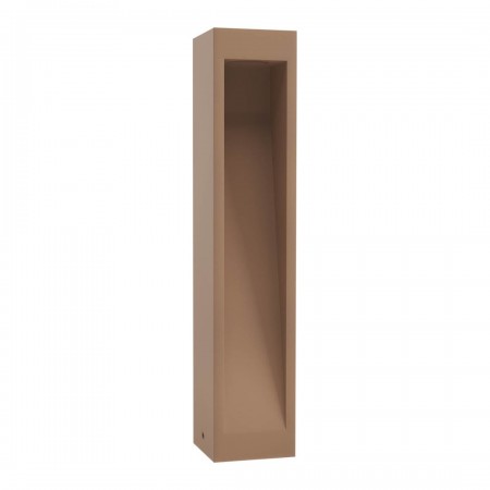 Bollard Redo Toss, concrete, terracotta, LED, 10W, 558 lumens, warm white 3000K, H.60 cm, IP65