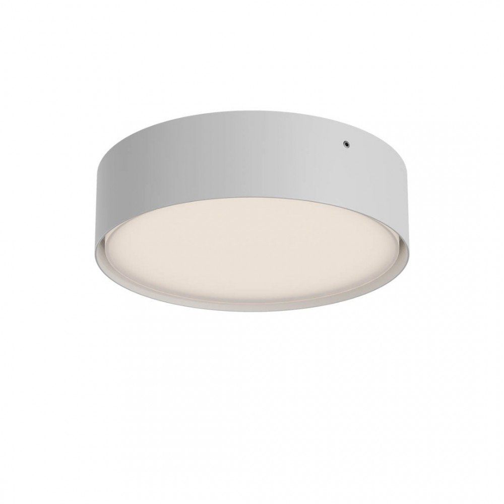 Ceiling lamp Redo Nox, metal, sand white, LED CCT, max.21W, 1607 lumens, warm white 2700K/3000K, D.22 cm, IP65