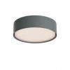 Ceiling lamp Redo Nox, metal, dark grey, LED CCT, max.21W, 1607 lumens, warm white 2700K/3000K, D.22 cm, IP65