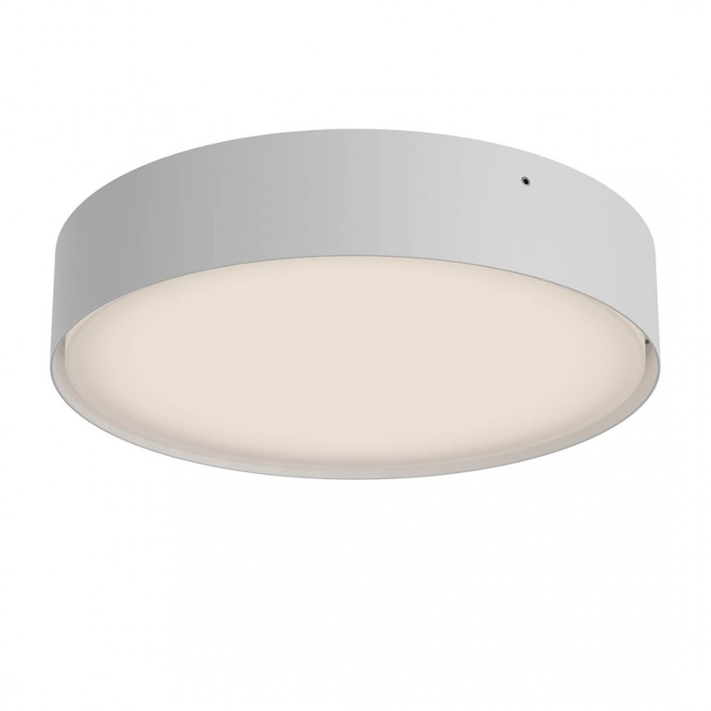 Ceiling lamp Redo Nox, metal, sand white, LED CCT, max.29,5W, 2523 lumens, warm white 2700K/3000K, D.30 cm, IP65
