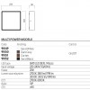 Ceiling lamp Redo Nox, metal, sand white, LED CCT, max.21W, 2383 lumens, warm white 2700K/3000K, L.22 cm, IP65
