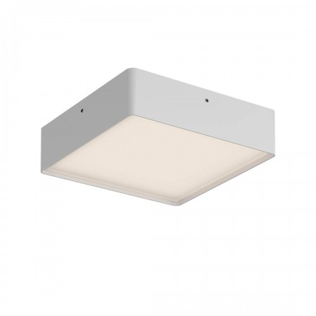 Ceiling lamp Redo Nox, metal, sand white, LED CCT, max.21W, 2383 lumens, warm white 2700K/3000K, L.22 cm, IP65