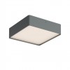 Ceiling lamp Redo Nox, metal, dark grey, LED CCT, max.21W, 2383 lumens, warm white 2700K/3000K, L.22 cm, IP65