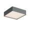 Ceiling lamp Redo Nox, metal, dark grey, LED CCT, max.21W, 2383 lumens, warm white 2700K/3000K, L.22 cm, IP65