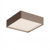 Ceiling lamp Redo Nox, metal, corten, LED CCT, max.21W, 2383 lumens, warm white 2700K/3000K, L.22 cm, IP65