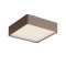 Ceiling lamp Redo Nox, metal, corten, LED CCT, max.21W, 2383 lumens, warm white 2700K/3000K, L.22 cm, IP65