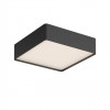 Ceiling lamp Redo Nox, metal, sand black, LED CCT, max.21W, 2383 lumens, warm white 2700K/3000K, L.22 cm, IP65