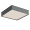 Ceiling lamp Redo Nox, metal, dark grey, LED CCT, max.29,5W, 2264 lumens, warm white 2700K/3000K, L.27 cm, IP65