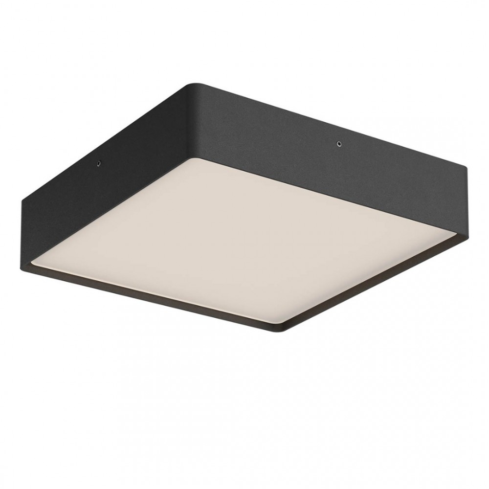 Ceiling lamp Redo Nox, metal, sand black, LED CCT, max.29,5W, 2264 lumens, warm white 2700K/3000K, L.27 cm, IP65