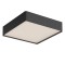 Ceiling lamp Redo Nox, metal, sand black, LED CCT, max.29,5W, 2264 lumens, warm white 2700K/3000K, L.27 cm, IP65