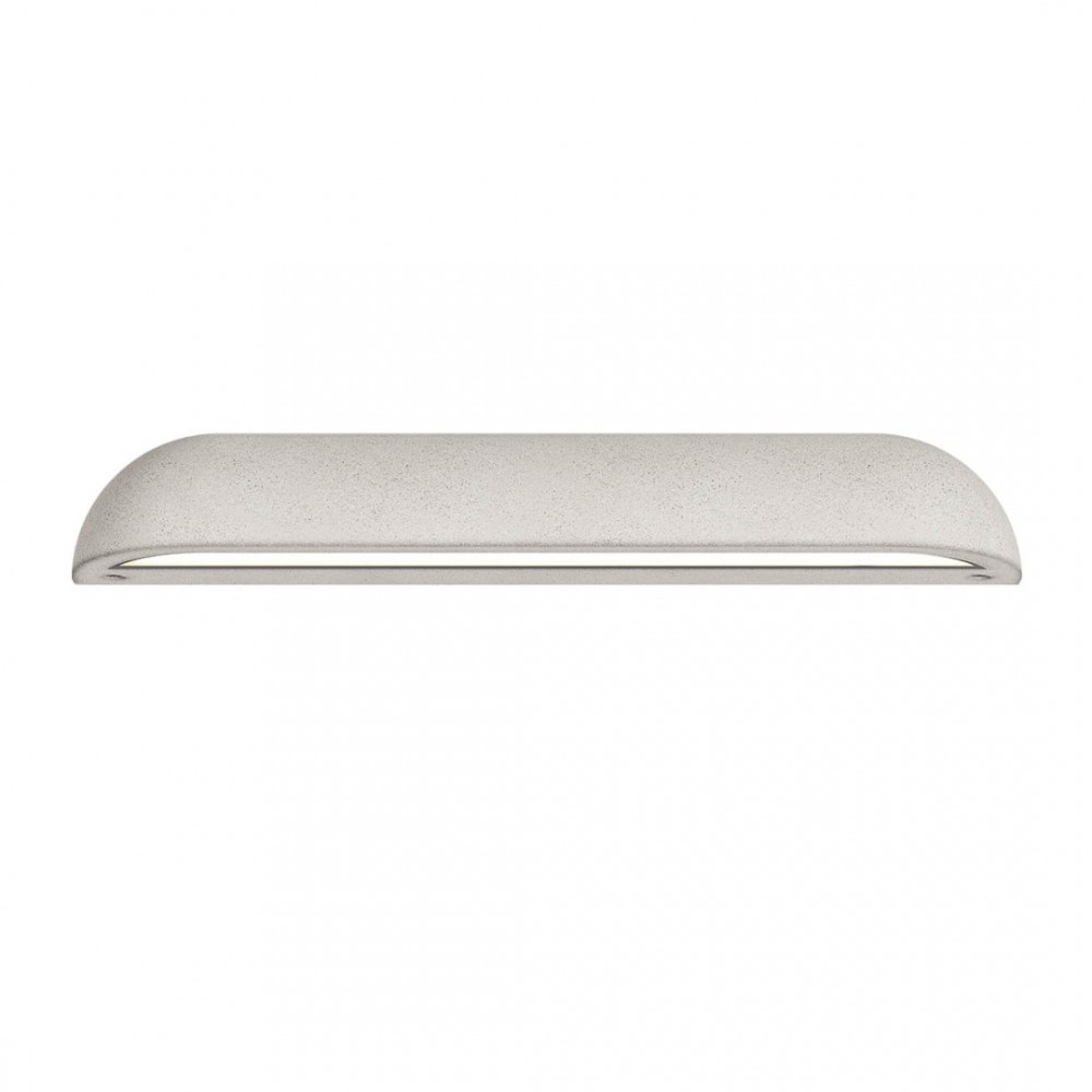 Wall lamp Redo Uron, concrete, ivory, LED, 12,5W, 998 lumens, warm white 3000K, L.42 cm, IP65