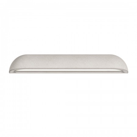 Wall lamp Redo Uron, concrete, ivory, LED, 12,5W, 998 lumens, warm white 3000K, L.42 cm, IP65