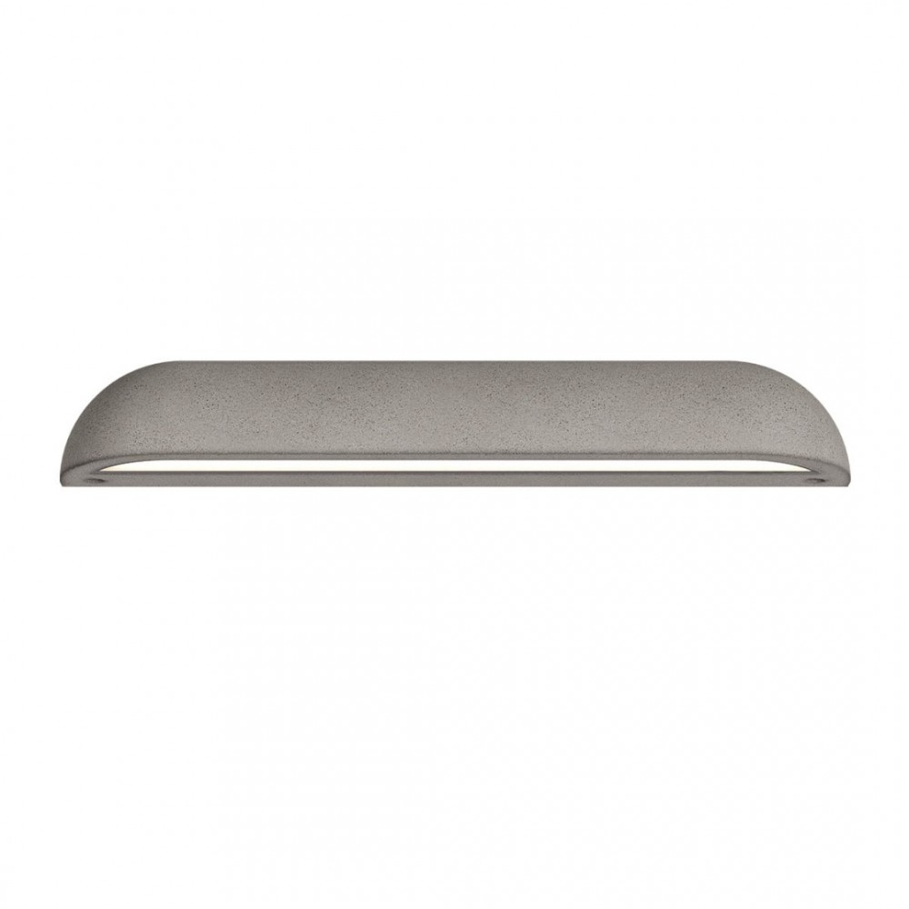 Wall lamp Redo Uron, concrete, dark grey, LED, 12,5W, 998 lumens, warm white 3000K, L.42 cm, IP65